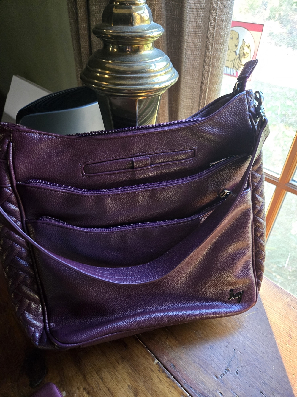 Lug VL Cable Car Shoulder/Crossbody Bag In Wine
